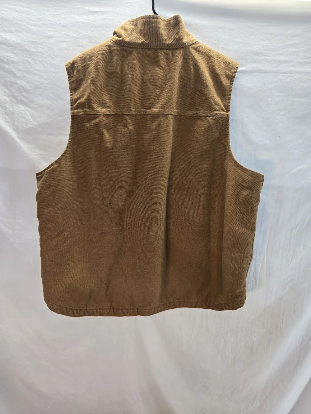 Carhartt Mens XL Loose Fit Duck Sherpa Lined Mock Neck Vest